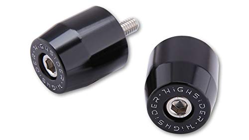 Poids d'extrémité de barre HIGHSIDER SUZUKI M6 élimine vibration guidon moto noir