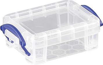 Really Useful Box 0.2 Liter Rectangle Really Useful Box Clear