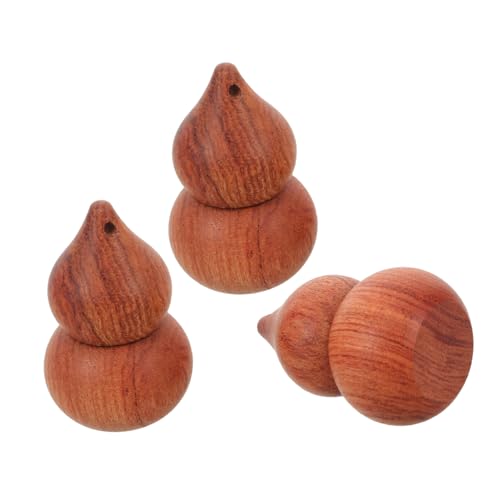 BIUDECO 3 Botellas Vacías De Madera Para Aromaterapia De Coche Para Aceites Esenciales Perfumes Ambientadores Viajes Marrón