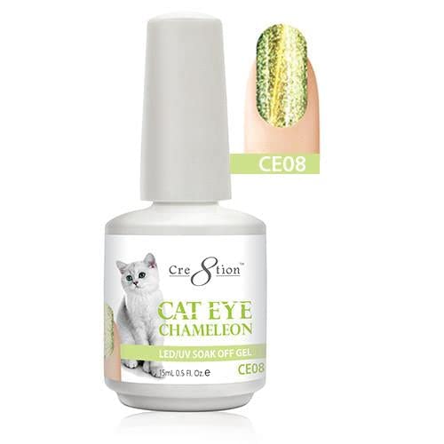 Cre8tion Cat Eye Chameleon LED/UV Soak Off Gel Polish 0.5
