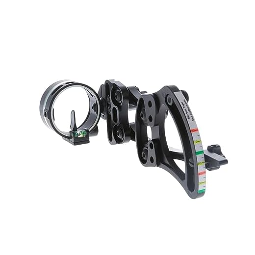 TRUGLO Archers Choice Range Rover 0.019 1 Pin Ambidextrous Black Micro-Adjust Bow Sight (TG6311B)