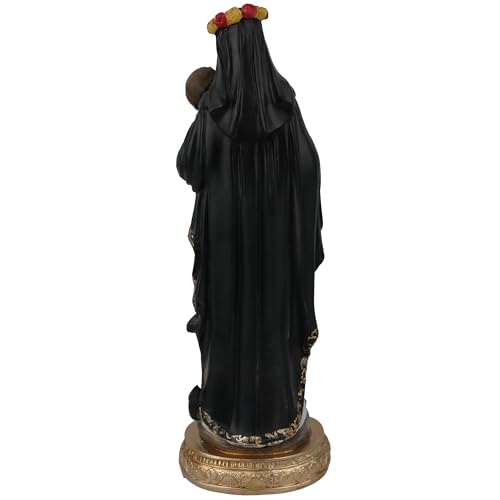 Estatua religiosa en resina Santa Rosa de Lima 12 pulgadas miniatura 3