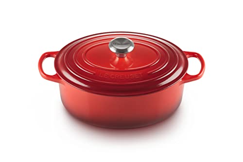Image of Le Creuset Evo Oval Casserole 31 Cm-Cherry Red