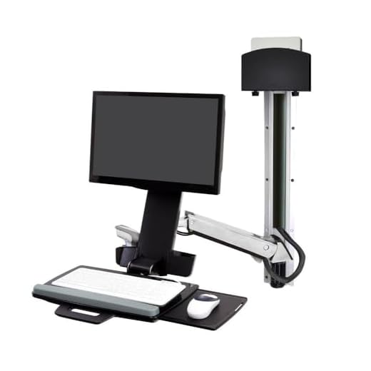 Suporte multicomponente Ergotron StyleView para tela plana, teclado, CPU 45-273-026