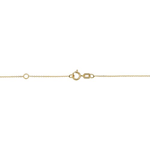 Kooljewelry 14k Yellow or Rose Gold Twist Curved Bar Necklace (adjusts to 17 or 18 inch)2
