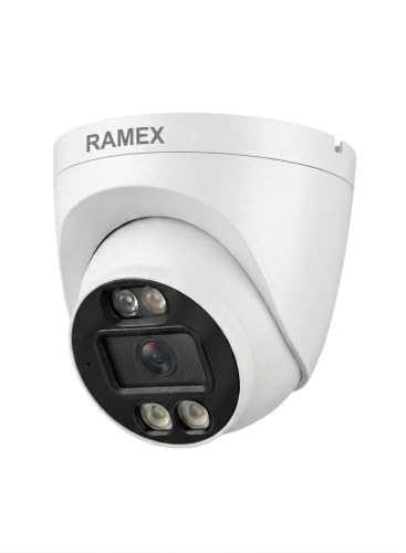 Image of HANUTECH 4MP Dome CCTV Camera | Color Night Vision, Mic, PoE ONVIF, Outdoor IP Camera, For NVR