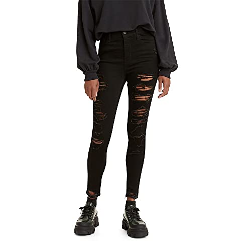 Image of Levi's Women's 720 High Rise Super Skinny Jeans (Standard and Plus), Ring the Alarm (Waterless), 34W x 30L