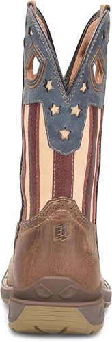 DOUBLE-H Men's Phantom Rider Fortitude 11" Soft Toe Roper Flag Western Boot4