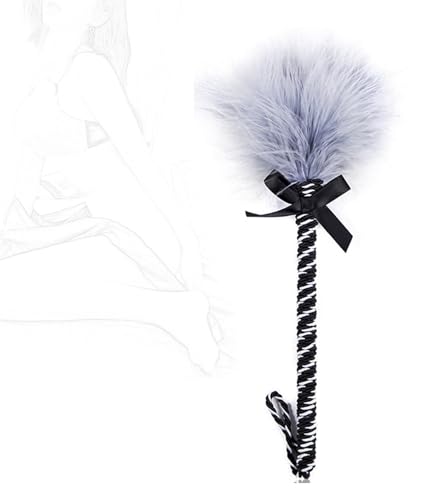 HTdangT Plume Chatouilleur Fessée Paddle Sex Toy Moelleuse Flirt Massage SM Bondage Lit Érotique Retenues Cultures For Couples BDSM Jouets Sexuels Érotiques