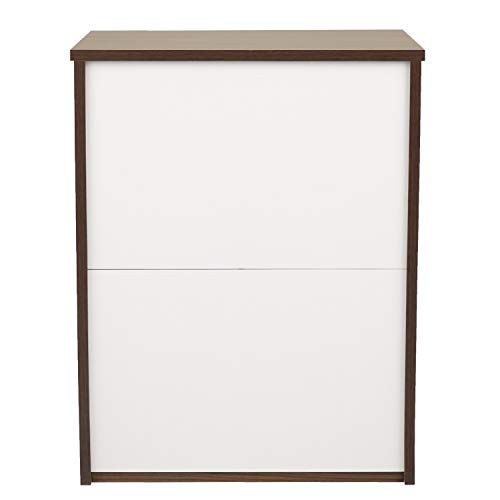 Image of Nilkamal Torrie Night Stand | 1 Year Warranty | Classic Walnut