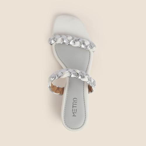 Image of Metro Women's Double Strap Block Heeled Sandals
