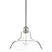 Lucera Contemporary Kitchen Pendant Light - Brushed Nickel Hanging Fixture - Linea di Liara LL-P431-BN