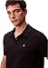 Calvin Klein Herren Poloshirt Kurzarm Monogram Pique aus Baumwolle, Schwarz (Black), XXL