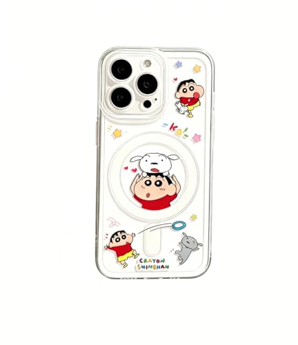 BAOFAHO �N���������񂿂�� iPhone15Plus �p �P�[�X ���킢�� TPU �y�� �l�C�L�����N�^�[ �ی�P�[�X ���� MagSafe�Ή� ���C�z�� ���C�����X�[�d�Ή� �g�уJ�o�[ �g�уP�[�X ���菝�h�~ �����h�~ �A�C�t�H��15Plus �p