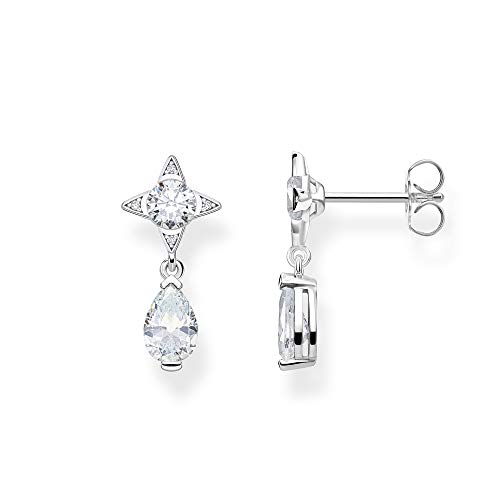 Preisvergleich Produktbild Thomas Sabo Damen-Ohrringe Weißer Tropfen 925 Sterlingsilber H2087-051-14