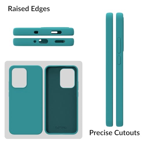 Image of SPRIG Compatible with Oppo Reno 13 Pro Premium SilkTone Back Cover Drop Tested Shock Proof Mobile Case for Men, Women, Boys and Girls with Camera Protection (Ocean Blue)