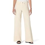 HIGH-RISE WIDE LEG: Close fit through waist and hip, gradually widens at the thigh down to leg opening. High rise, sits on or above the natural waist MIDWEIGHT LOW STRETCH DENIM: Vintage inspired authentic denim made modern with a touch of stretch fo...