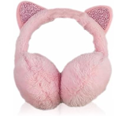 Orejeras para mujer y niña, orejeras de gato, calentador de orejas, súper suaves, orejeras peludas de invierno, orejeras de punto, orejeras de gato, orejeras de felpa para mujer, calentador de orejas