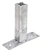Produktbild Alberts 701901 Handlaufstütze für Universalpfosten | feuerverzinkt | Breite 104 mm | Tiefe 30 mm