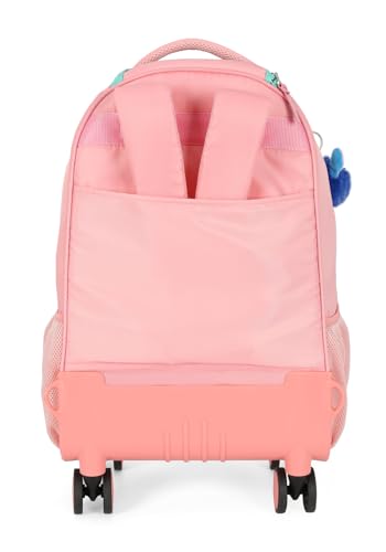 Mochila Carrinho Luxcel Stitch Salmao Mc47746sc