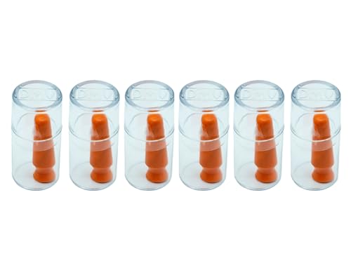 Image of DMV Genuine Scleral Cup Contact Lens Inserter, Orange, Pack of 6 - Made in USA Insertion Tool for Scleral, Hybrid & Soft Contact Lenses - Also for Prosthetic Eyes - NOT for Lens Removal