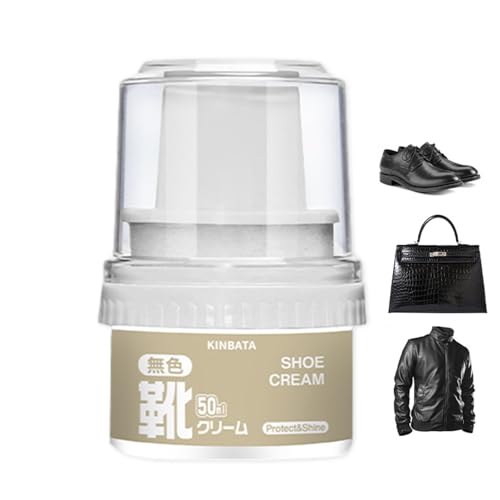 Cera limpiadora de para sofá, pulidora de aceite para botas, color negro brillante con aplicador, ideal para zapatos de , botas, ropa, cinturón, asientos, bolsos, nutre y protege todos los