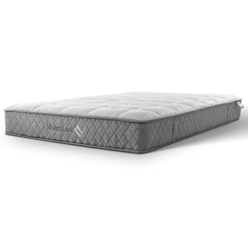 Orthopädische Kaltschaummatratze 180x200 cm Mit 7-Zonen-Taschenfederkern, Härtegrad Mittelfest H3, Oeko-TEX® Zertifiziert, 20 cm Höhe, Inkl. 4 Griffen & Vakuumverpackung – Bild 8