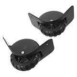 HEMOTON 1 Paar Geräuscharme Kofferrollen Ersatzrollen aus Abriebfestem Pu mit Richtungsabhängigem Rollenlager für Universelles Reisegepäck