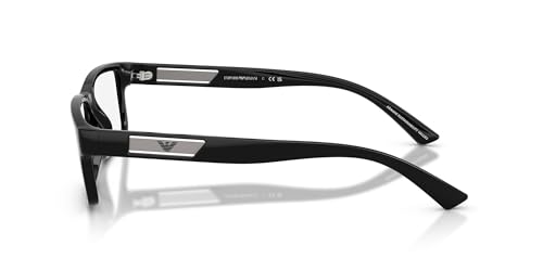 Image of Emporio Armani mens Ea3278 Rectangular Prescription Eyewear Frames