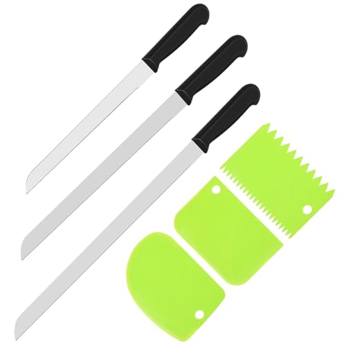Set Cuchillos Pan 6 Piezas Acero Inoxidable