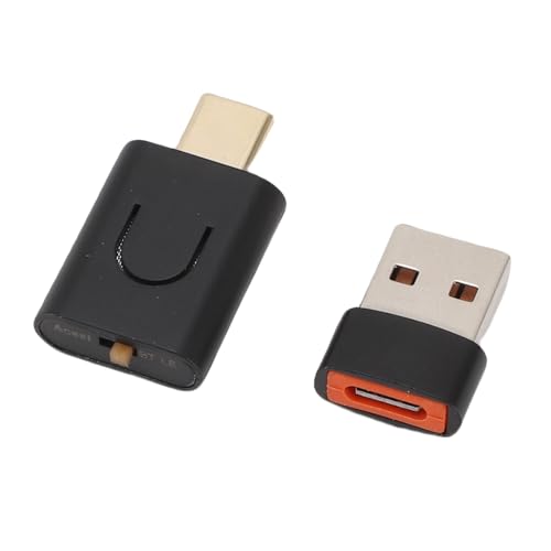 Ouitble USB C APTX 5.4 Bluetooth Adaptador de Audio USB Transmisor de Sonido para Audio LE con Adaptador de Música Manos Libres para Auriculares para la Computadora Portátil de PC