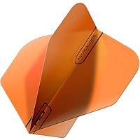 RED DRAGON Hardcore XT Colours Extra Thick Standard Dart Flights - 5 Sets Per Pack (15 Dart Flights in total) (Orange) – Ansicht 3