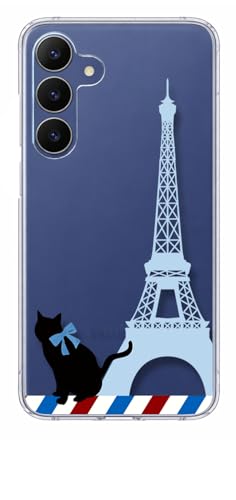 sslink Galaxy S25 FE SM-S731B �Ή� �N���A �n�[�h�P�[�X �L �G�b�t�F�����i�u���[�j �p�� �t�����X �X�}�z �P�[�X �X�}�[�g�t�H�� �J�o�[ �J�X�^�� �W���P�b�g