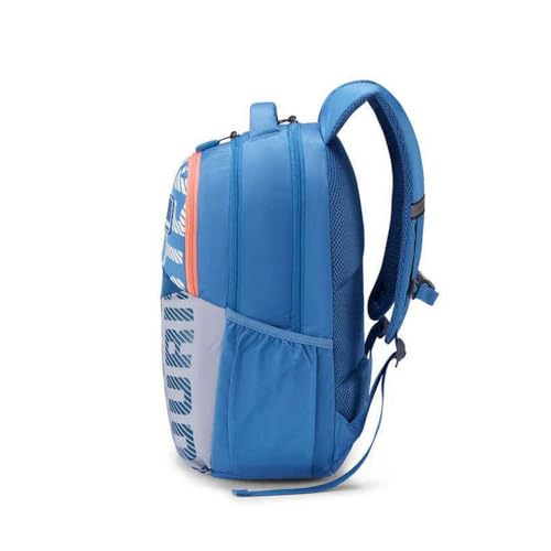 Image of American Tourister Sest 3.0 Style 03, Large 3 Compartment Backpack, 26L with Spacious Interiors Bags For School, Office, College, Gift For Men & Women - Blue