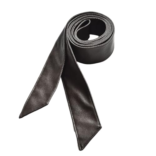 Womens Cotton Puffer Ribbon Sash Belt Waistband for Down Coat Down Jacket PU Waist Tunics Girdle Waistband, Approx.185cm/72.83'', Coffee