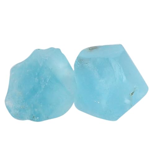 CRYSTALIS 2pcs Natural Swiss Blue Topaz...