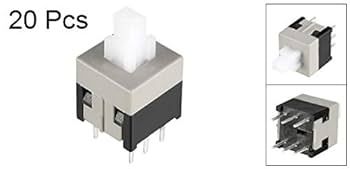 たくと専用 Amazon | uxcell タクトスイッチ 6ピン 押しボタンスイッチ 8.5