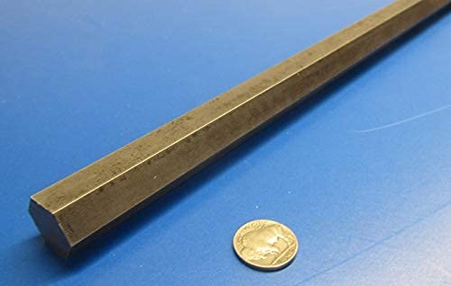 4140 Alloy Steel Hex Rod .750" Diameter x 3 Foot Length 1 Piece
