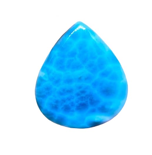 Larimar naturel en vrac pour concevoir un pendentif ou une bague en pierre bleue