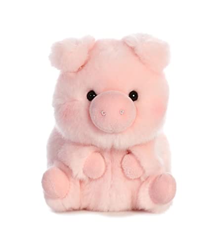 Aurora World Pig, Cow And Chicken Stuffed Animal Plush Toy | Farm Animals Theme | Bundle Of 3 Rolly Pet Items, 5 Inches Each #TOP2