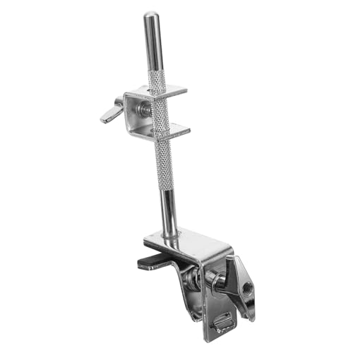BESTonZON Professional Drum Cowbell Mount Clip Metal Bass Drum Clamp for Jazz Kit