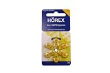 HÖREX Classic Hörgeräte-Batterien Größe 10, Gelb, 60 Stück im Vorteilspack