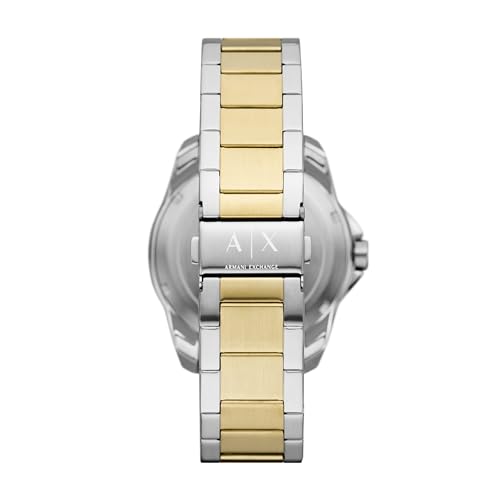 Image of Armani Exchange A|X Dive-Inspired Stainless Steel Watch for Men