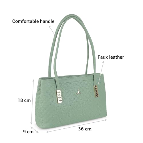 Image of Mochi Women Faux Leather Casual Shoulder Bag with Premium Metal Details