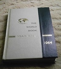 Hardcover The World Book Year Book 1964 [Unqualified] Book