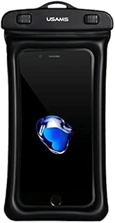 USAMS YD007 IPX8 Waterproof Touch Screen Gasbag Floating Phone Bag Shockproof Airbag Bumper Case - Black