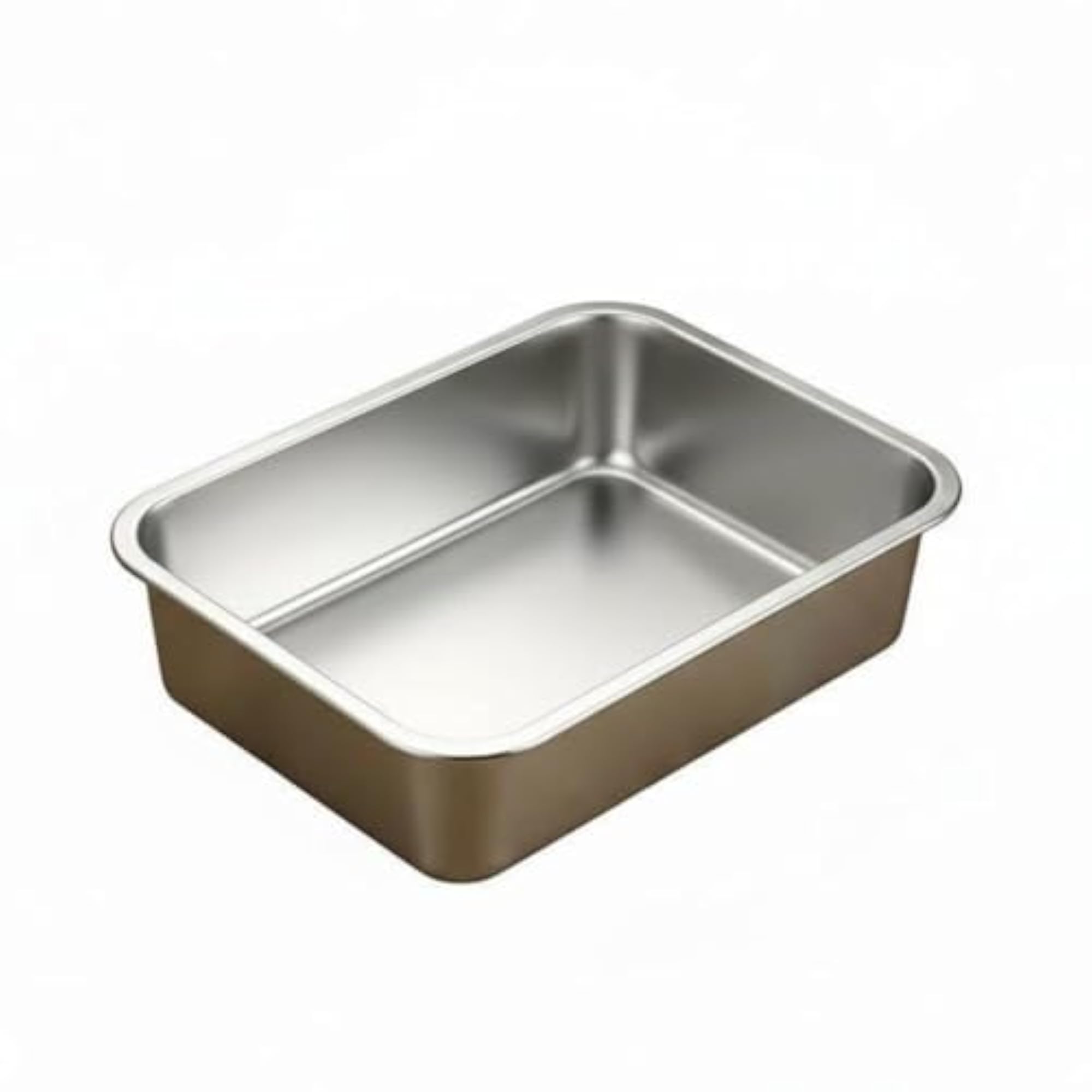 Rectangular Metal Container with Lid, Catering Tray