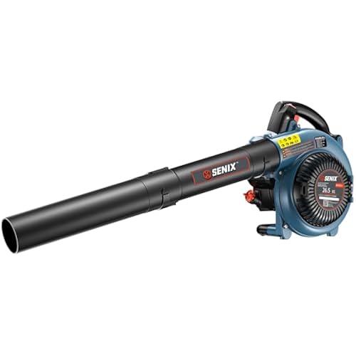 SENIX 4QL 26.5cc 4-Cycle Handheld Gas Leaf Blower, Up to 410 CFM & 125 MPH
