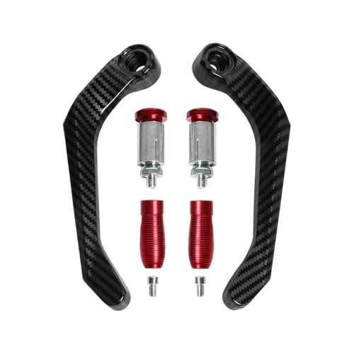 Garde-main bouclier protecteur guidon 7/8 moto CNC carbone