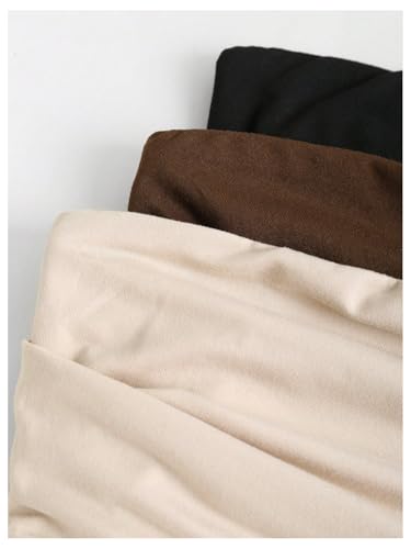 SOLY HUX Women's 3 Packs Y2K Strapless Tube Tops Sexy Ruched Off Shoulder Bandeau Going Out Crop Tops4